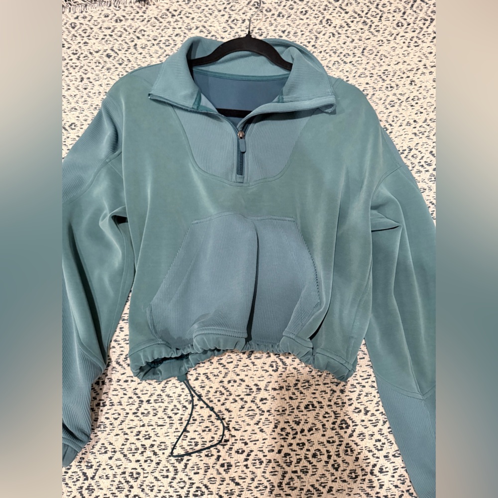 Lululemon Brushed Softstreme Ribbed Half zip